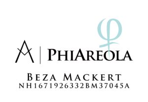 Beza Mackert mit ihrem PhiAreola-Zertifikat