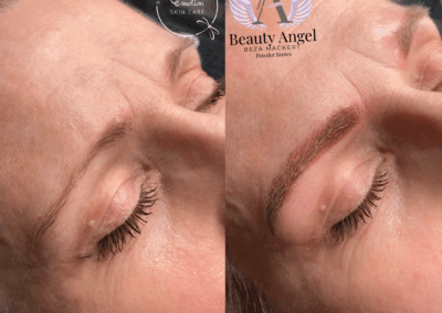 Powder Brows Vorher Nachher